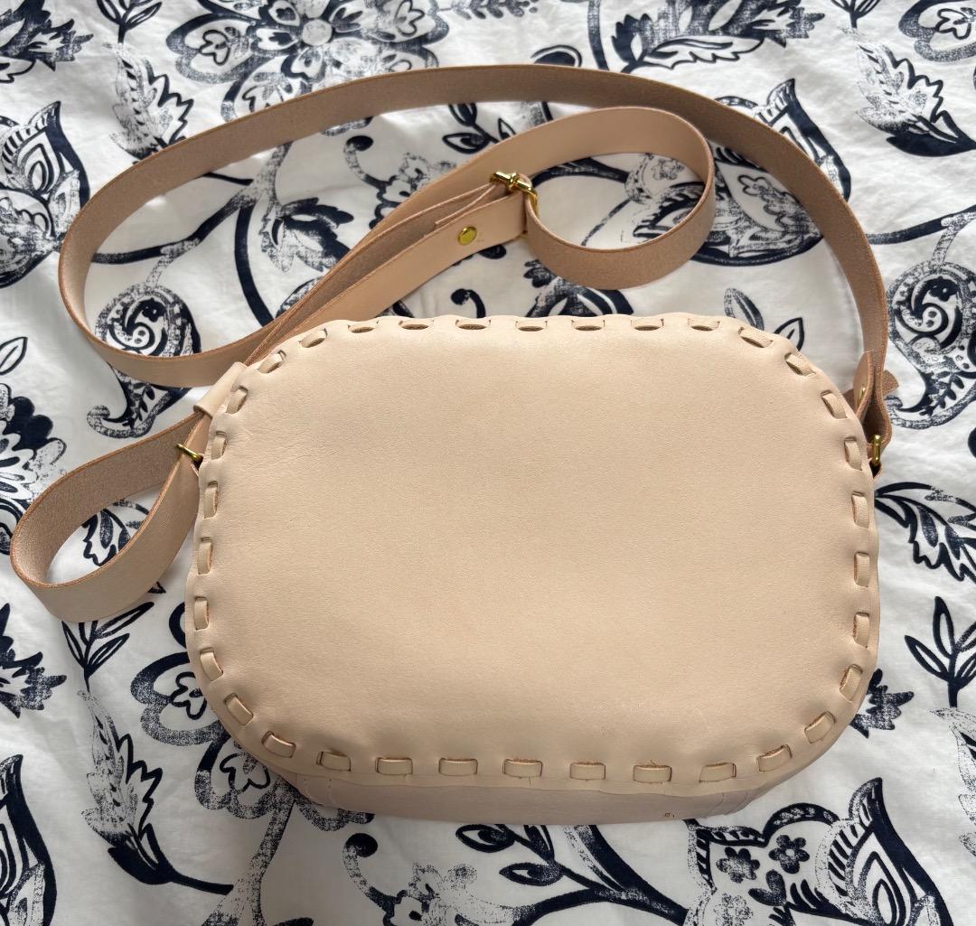 夏 即購入大歓迎さん専用 ヌメ革レース編みバック2点セット