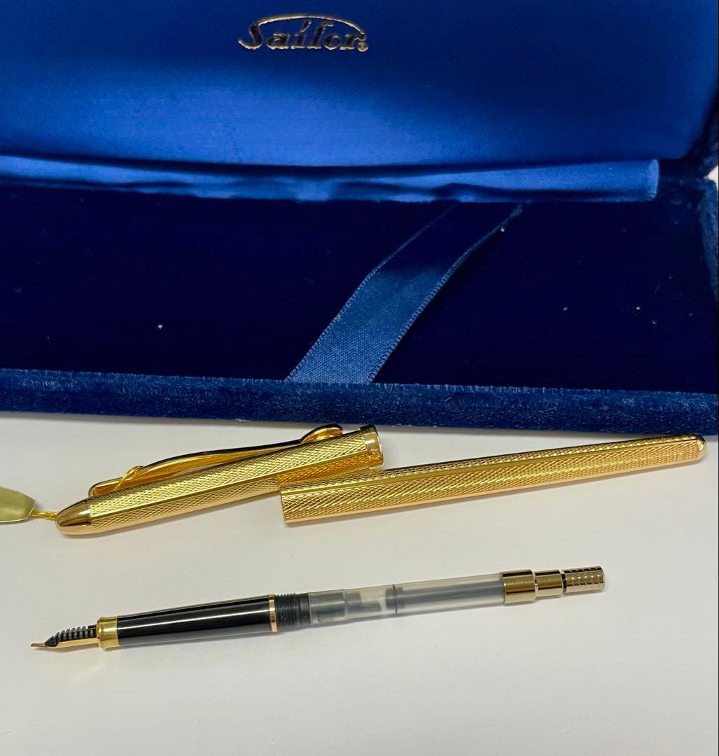 未使用　Sailor Gracile ゴールド万年筆　ペン先24k