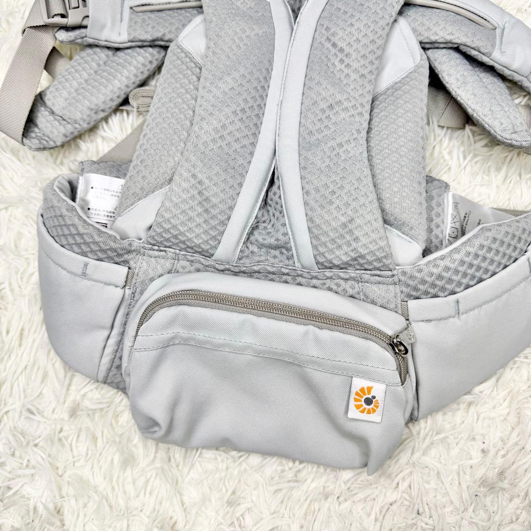 未使用級 エルゴベビー オムニブリーズ 抱っこ紐 パールグレー 箱付き