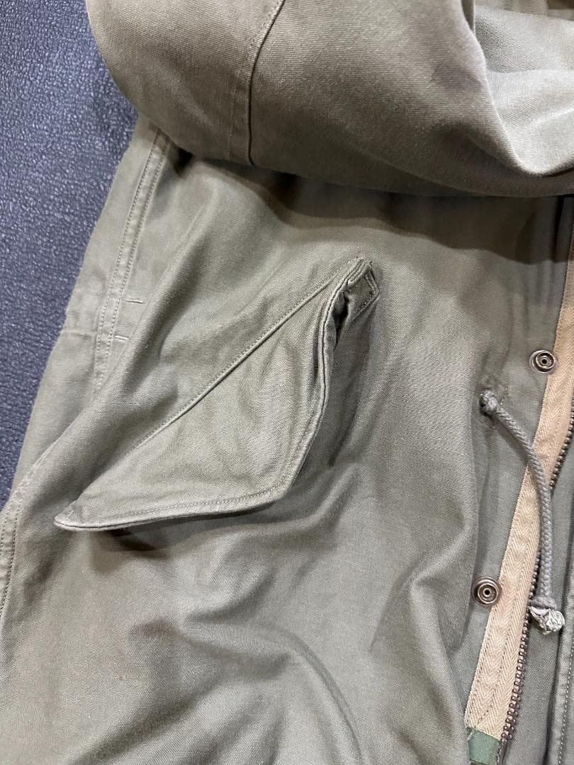 ホッキー　希少WACKO MARIA ワコマリアファー モッズコート S