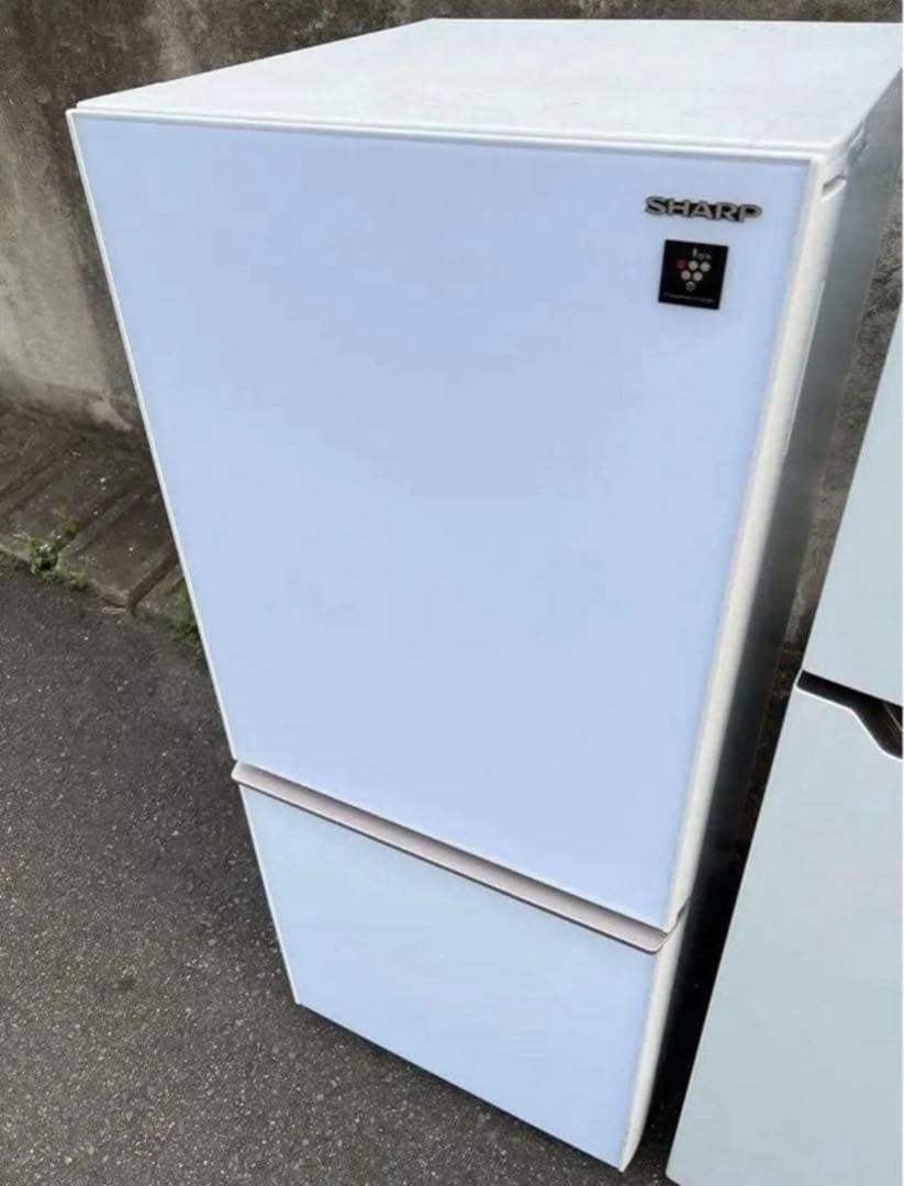【高年式お洒落セット】シャープ SHARP ガラストップ冷蔵庫 4点 セット