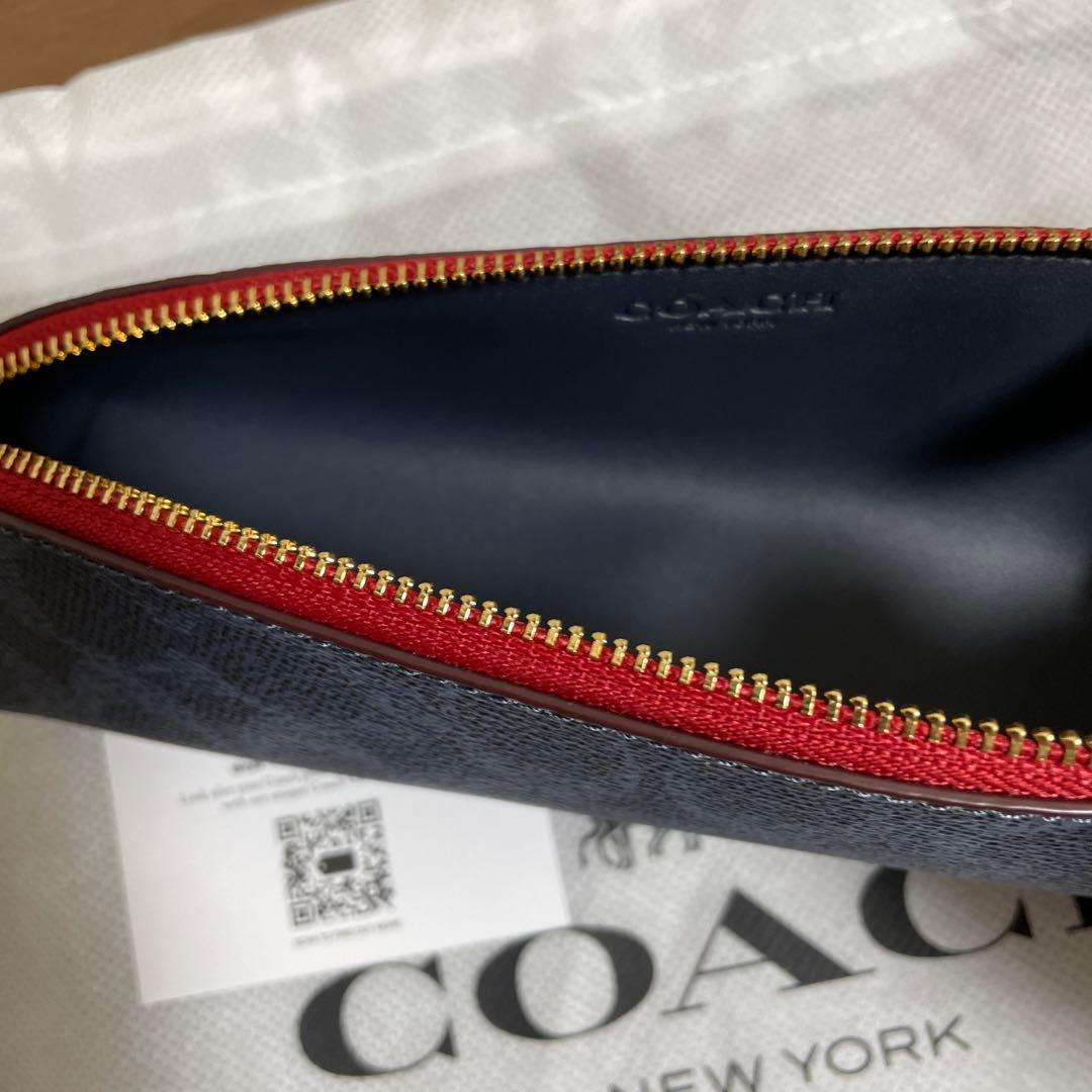 【新品】COACHコーチ★ノートブック&ペンケース★シグネチャーキャンバスレザー