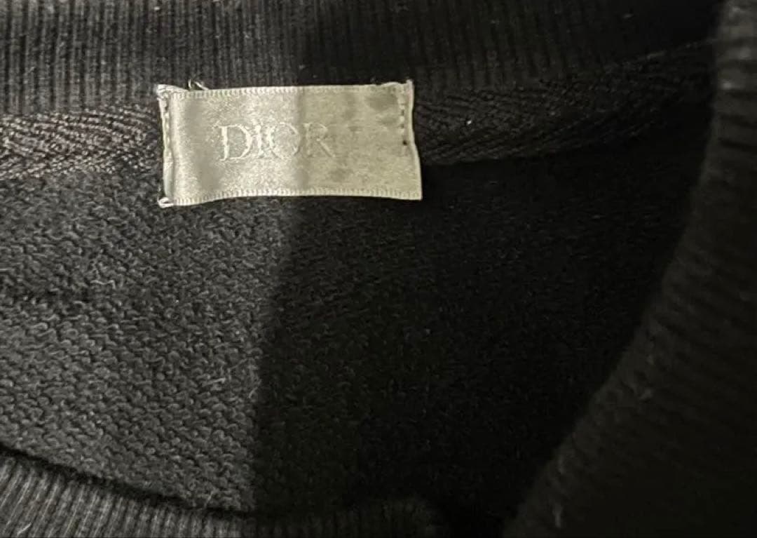 限定価格 美品 DIOR KAWS 黒 スウェット トレーナー