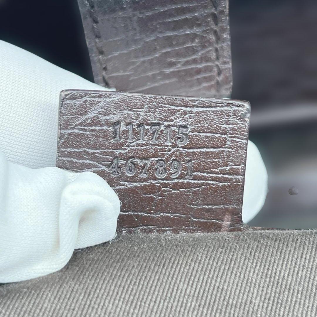 GUCCI グッチ GGキャンバス バンブー ハンドバッグ 筒型 ヴィンテージ