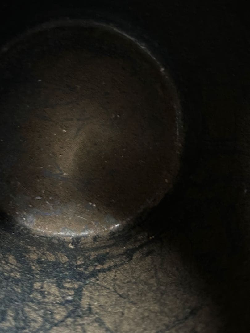 【USED】安藤　七宝　七宝焼　花瓶　壺　花　花柄　緑　グリーン