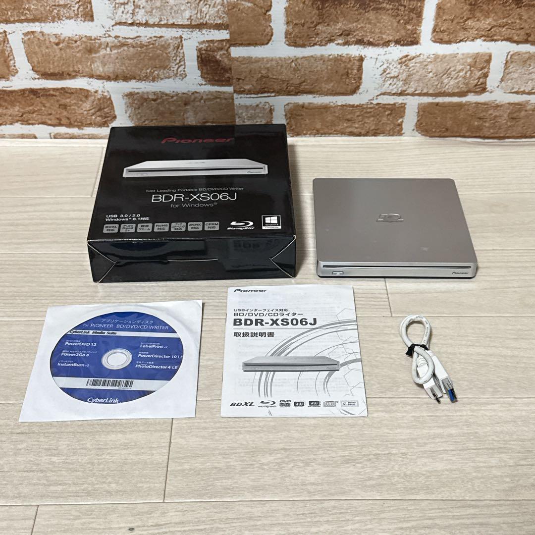 Pioneer BDR-XS06J ポータブルBDドライブ USB3.0