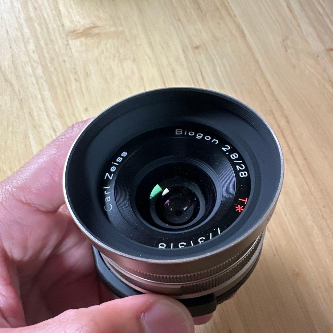 レンズ(単焦点) Contax carlzeiss biogon 28mm F2.8(G)