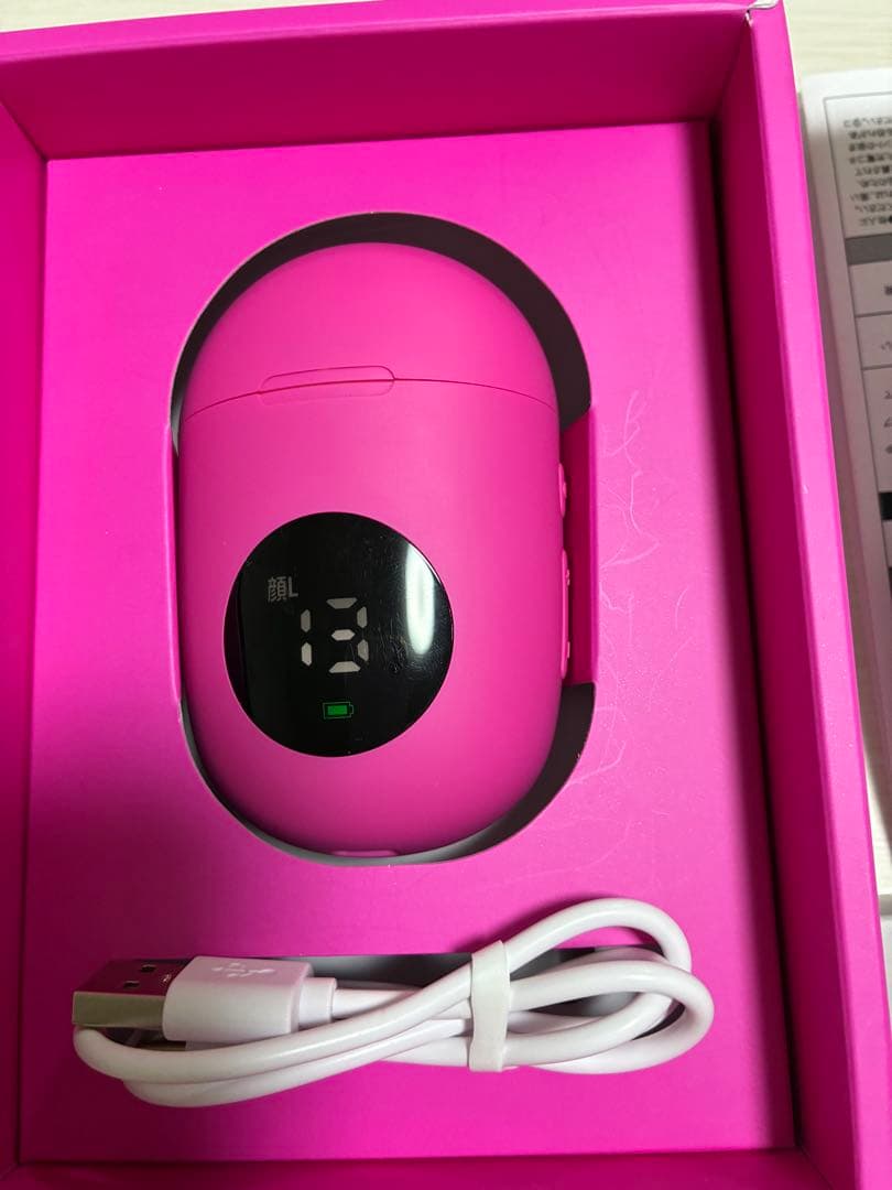 VIORDE Ｆace & Ｂ ody美顔器 ピンク 充電ケーブル付き