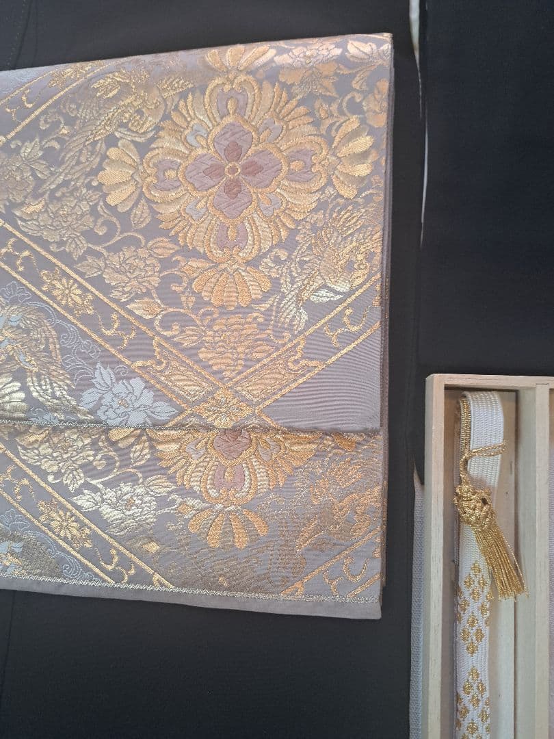 美品❇️本加賀友禅作家物　暈し染め　比翼仕立て５つ紋　フルセット