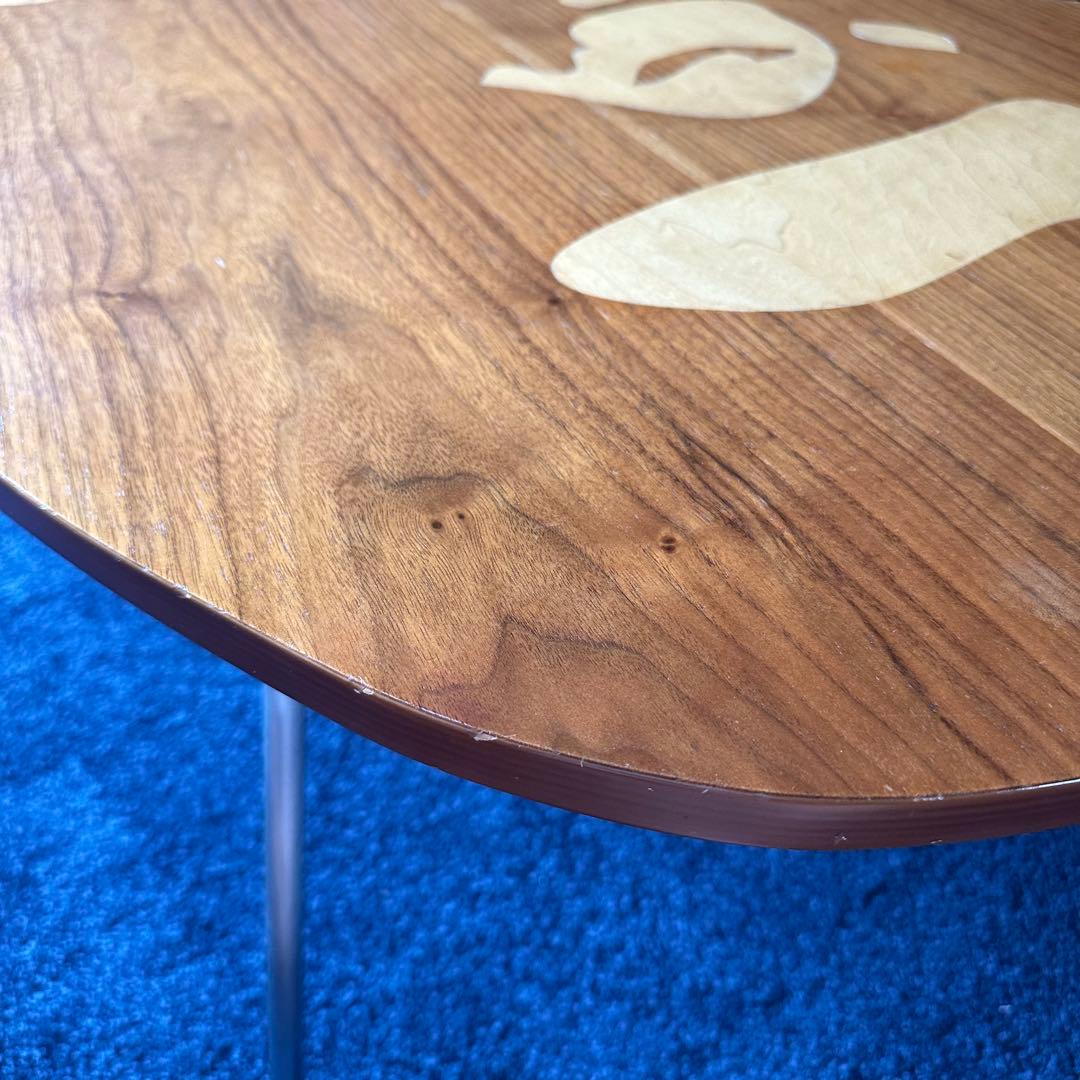 BAPE エイプ ロゴ 木製 センターテーブル モダニカ 机