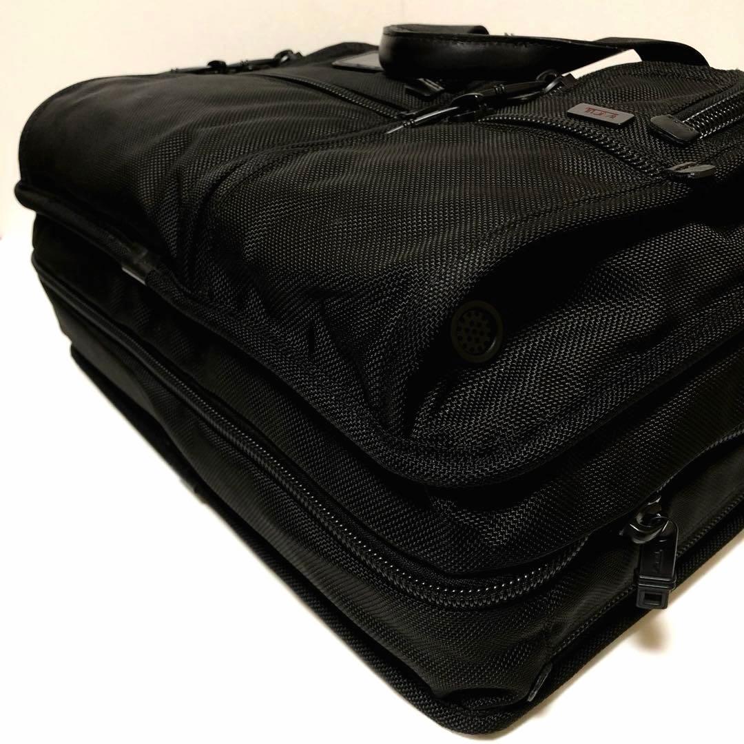 未使用級✨TUMI ビジネスバッグ 2way 2層 マチ拡張 26141DH 黒
