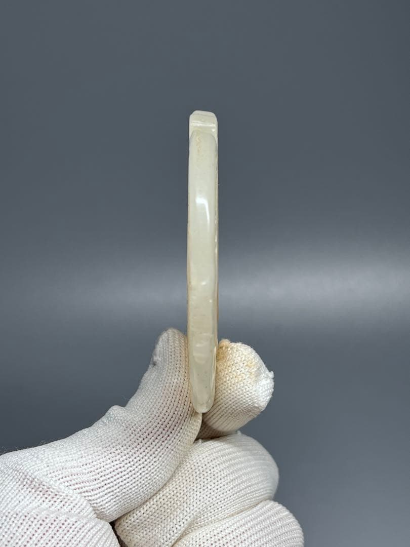 中国美術 本物和田玉 竜紋 透かし彫り 玉佩 掛け物 根付 玉彫 旧蔵 貴重