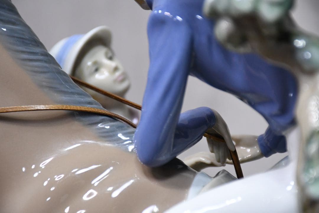 EEK133 美品 LLADRO リヤドロ No.5036 乗馬クラブの恋人たち