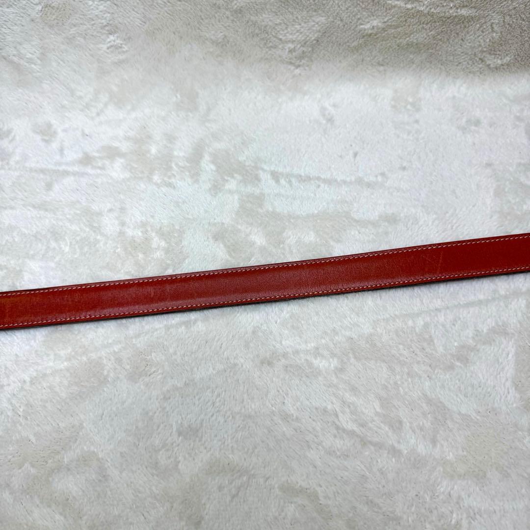 良品☆ エルメス　コンスタンス　ミニ　リバーシブル　レザーベルト　ゴールド　H型