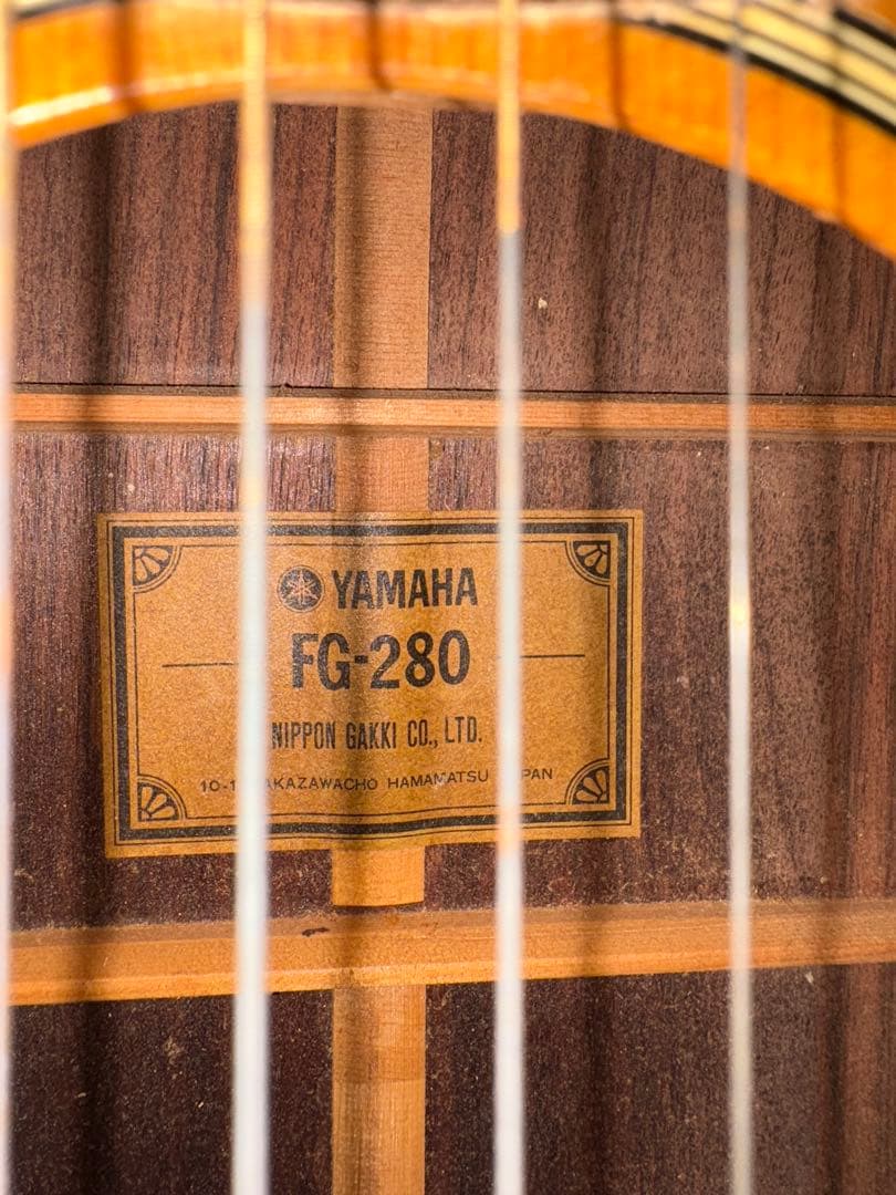 ヤマハ FG-280 グリーンラベル ハードケース付 YAMAHA ヴィンテージ