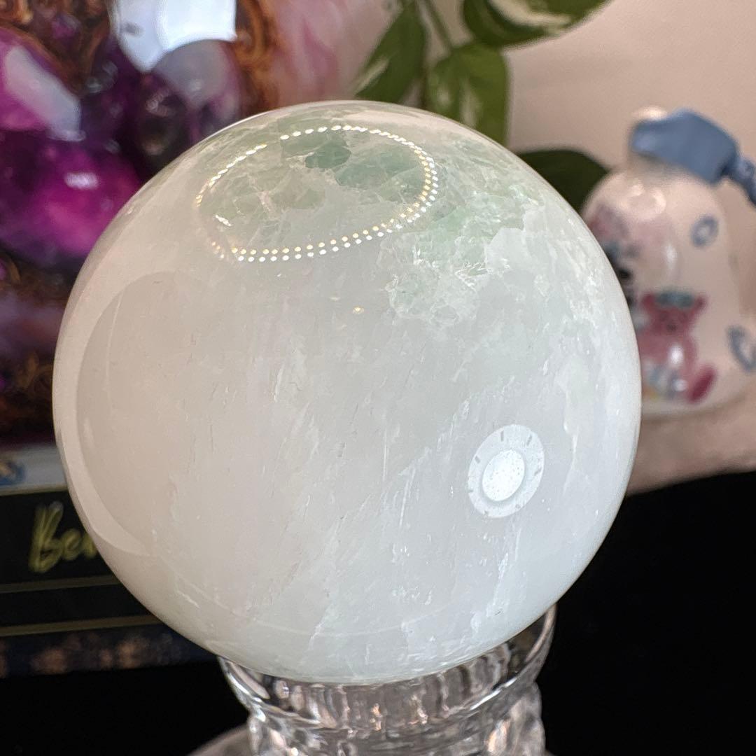 ホワイトフローライトスフィア♡♡No.2441