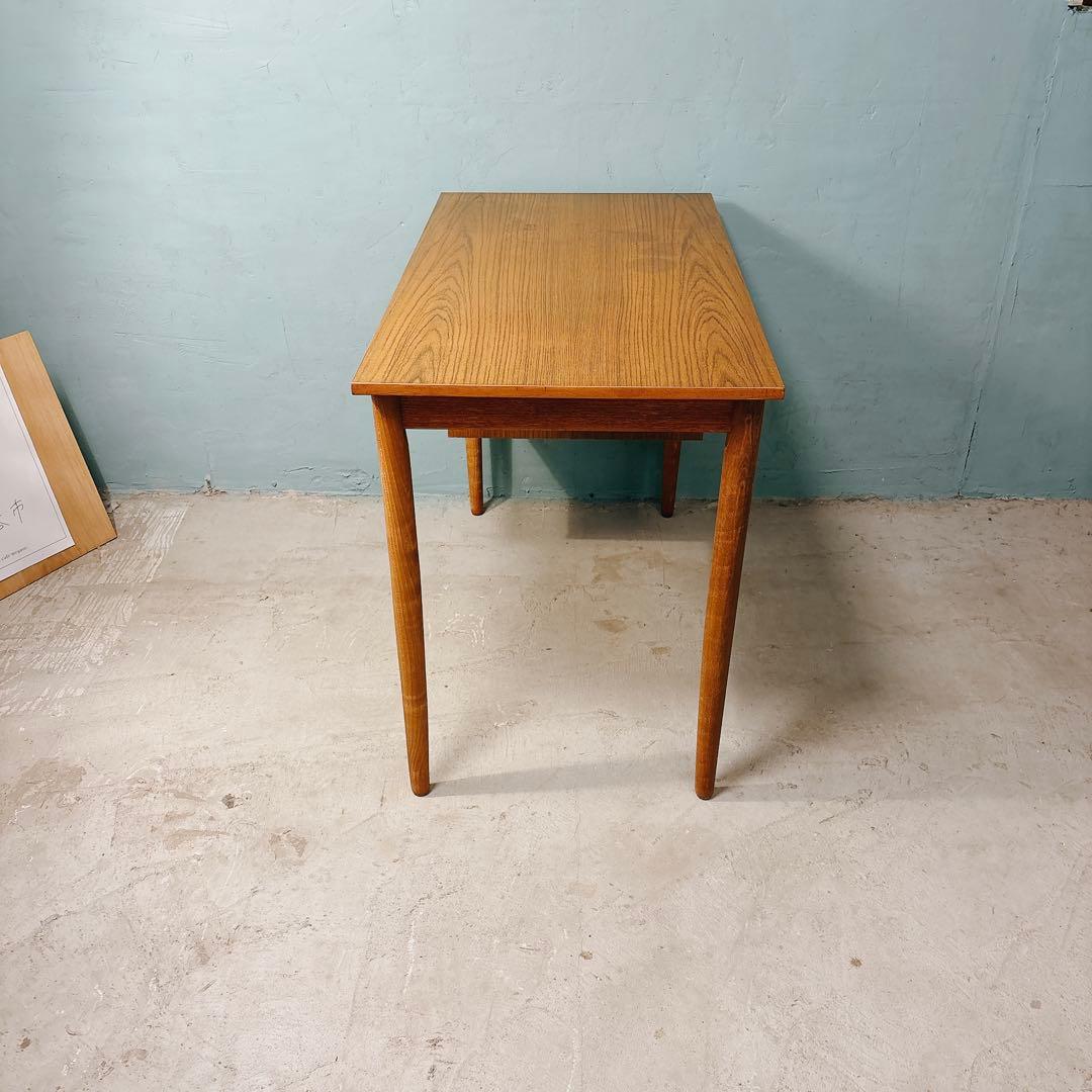 デンマーク　チーク材　デスク　北欧家具　北欧ビンテージ