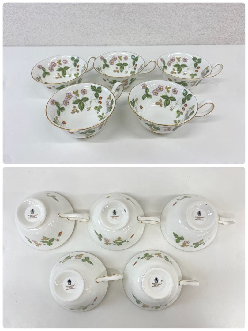  ウェッジウッド ワイルドストロベリー 食器一式セット 箱付き