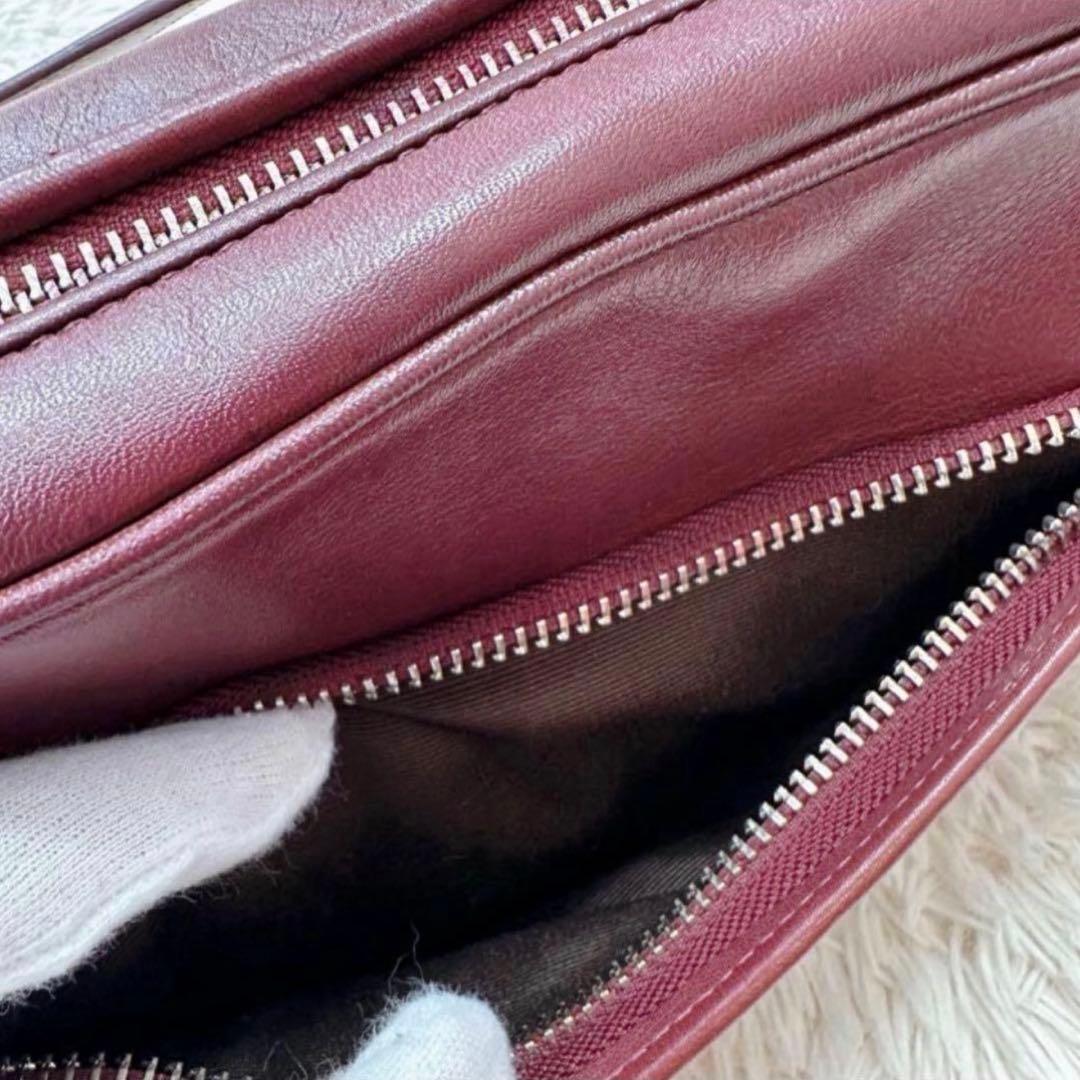 美品✨COACH コーチ ワンショルダーバッグ チャーム ボルドー y2k