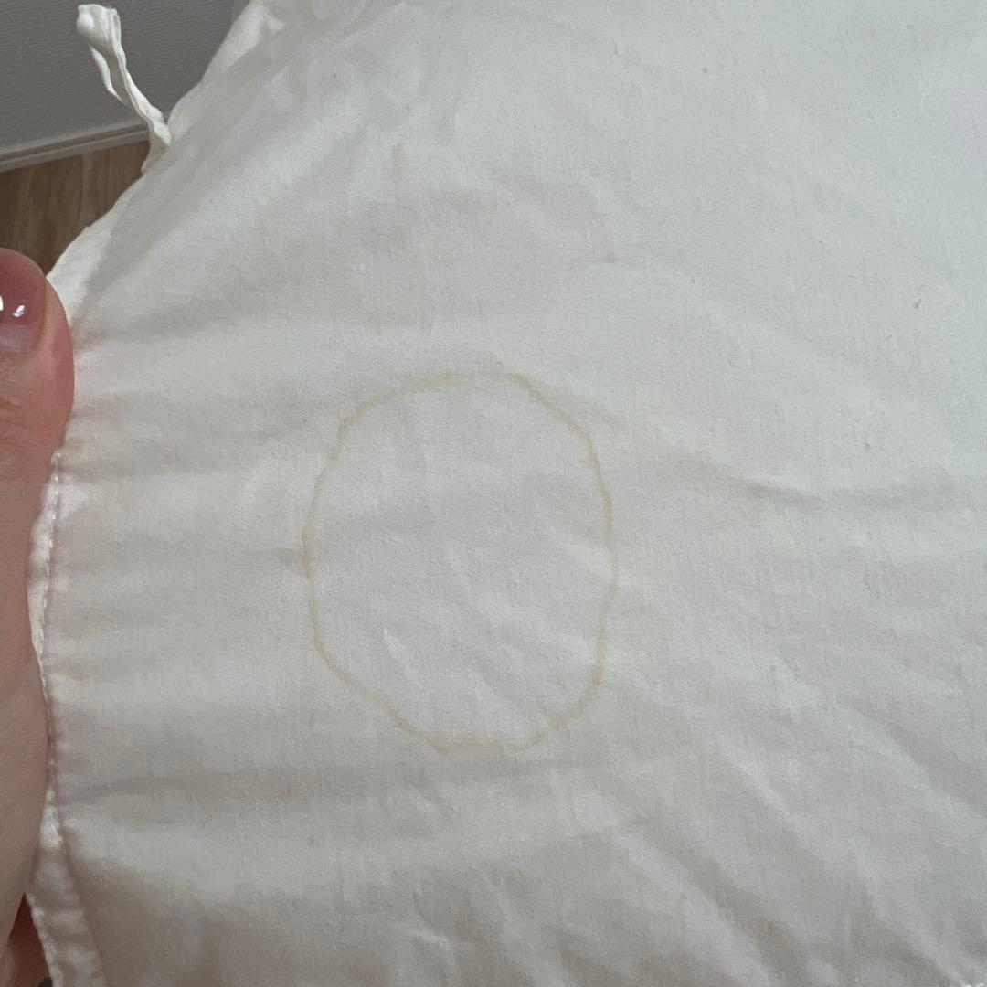 【中古】無印良品　フランス産ダック羽毛掛け布団・ダブルサイズ