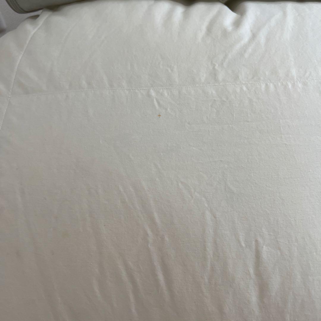 【中古】無印良品　フランス産ダック羽毛掛け布団・ダブルサイズ