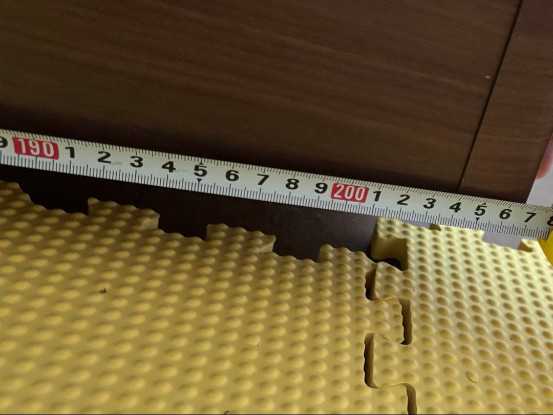 クイーンベッドフレーム 木製スラット LEDライト付き