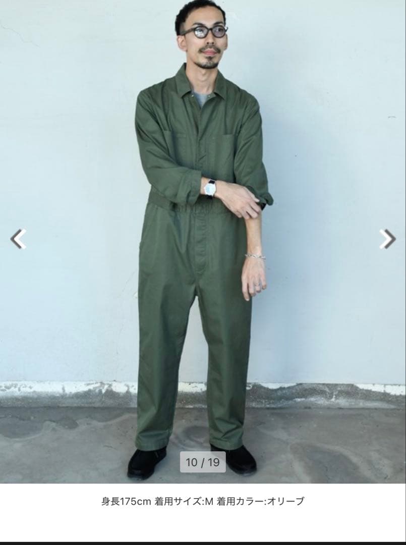 【DENIM DELIGHT DAYS】ギャバジンオールインワン