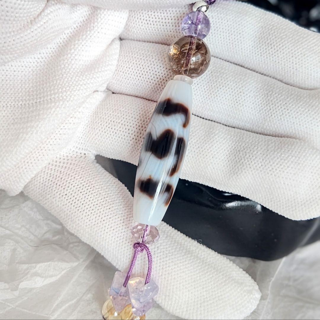 tabe1224様お纏め ネックレス 五福臨門天珠 白天珠 三連眼天珠ブレス