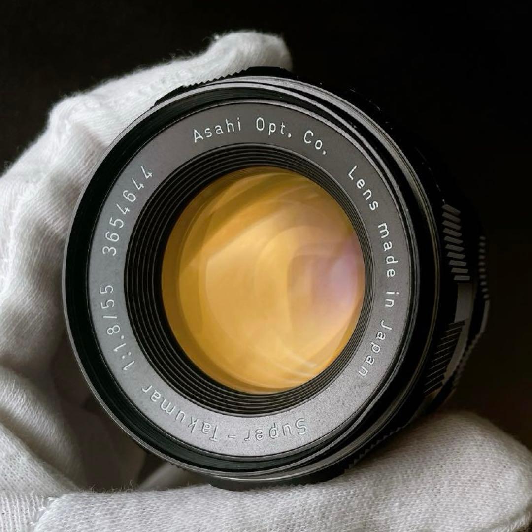 【虹色フレア】Super Takumar 55mm f1.8 整備済 m42