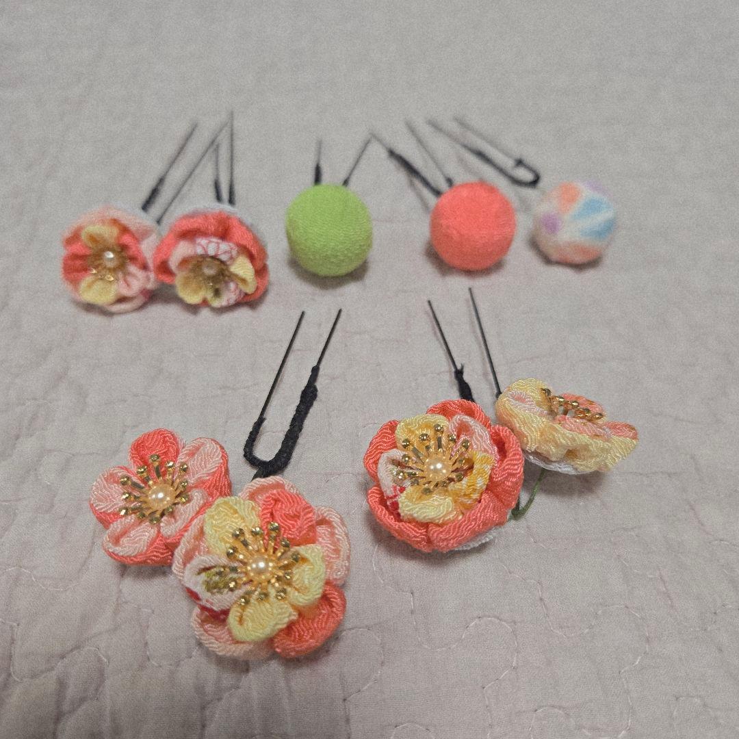 七五三 着物セット 被布　髪飾り