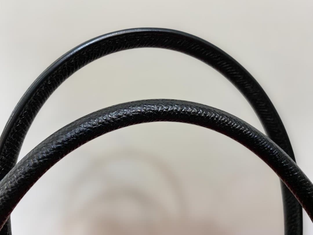 美品　COACH レザートートバッグ ブラウン/ブラック　1