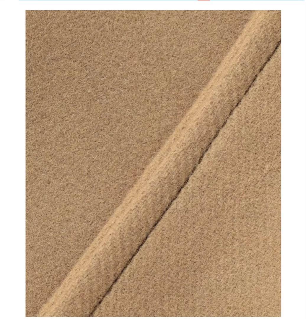 23区　ソフトメルトン Pコート キャメル 46 大きいサイズ　ピーコート