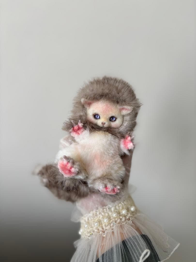 アートドール　No.067こねこ幻獣　羊毛フェルト