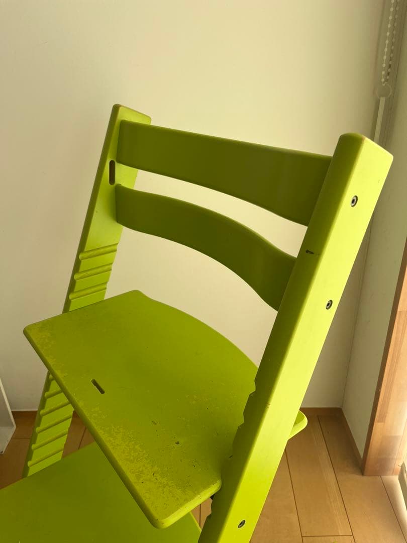 STOKKE TRIPP TRAPPトリップトラップ廃盤グリーンベビーセット付き