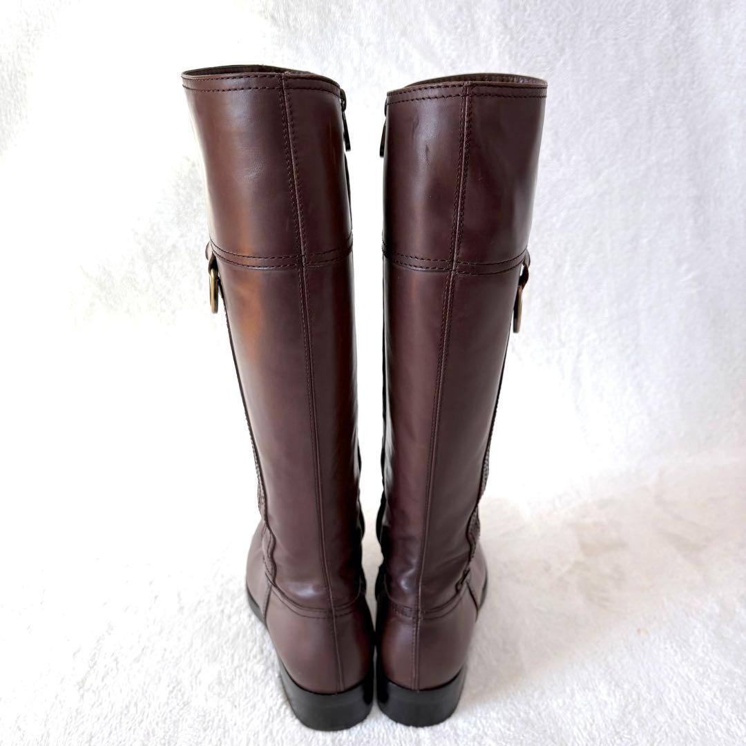 【さくら様分】バリー ロングブーツ 38 （24.5cm） ブラウン