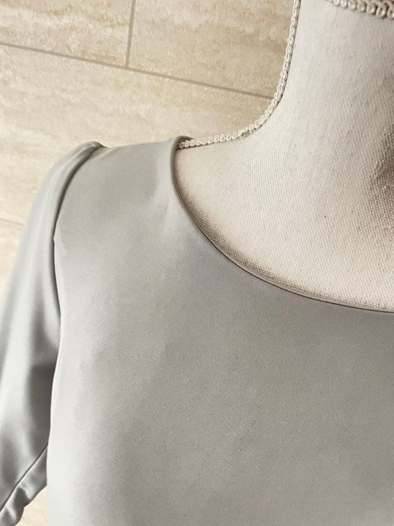 7分袖ワンピース レジーナリスレ（キャサリン）/裏起毛7分袖ワンピース