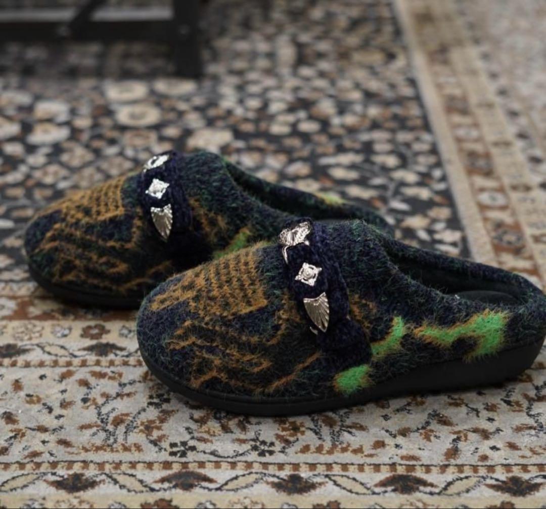 KNIT SLIP-ON TOGA×SUBU ネイビー