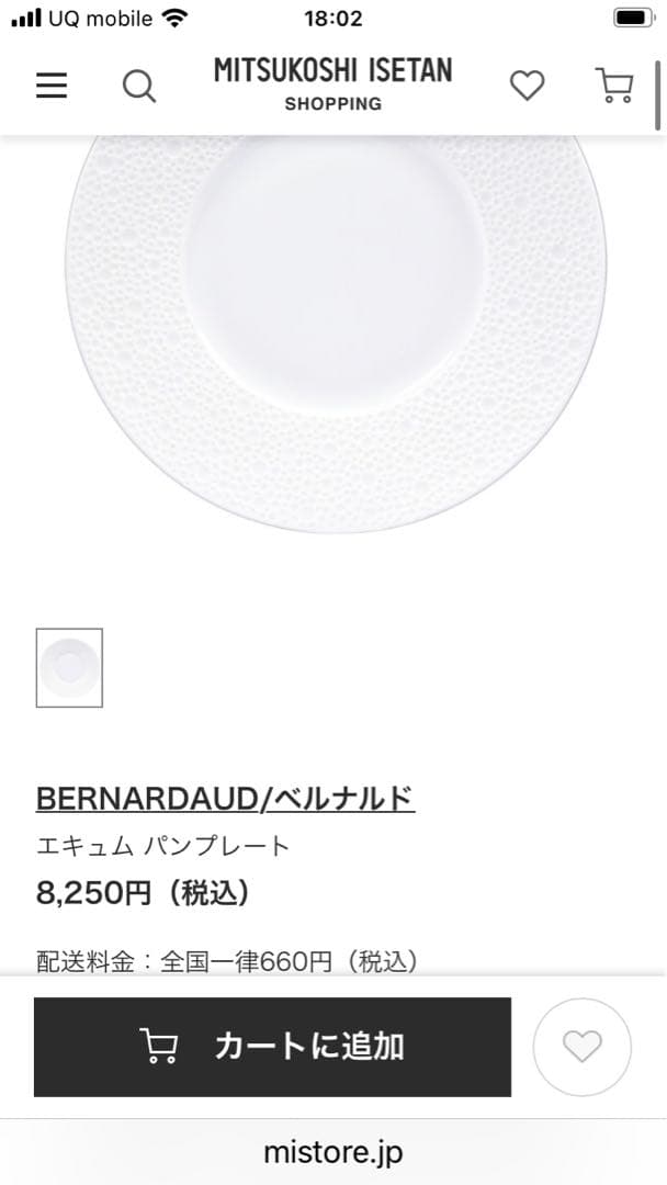 BERNARDAUD エキュム　パンプレート2枚セット