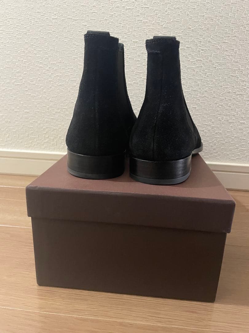専用　ポルペッタ サイドゴアブーツ ブラックスエード polpetta