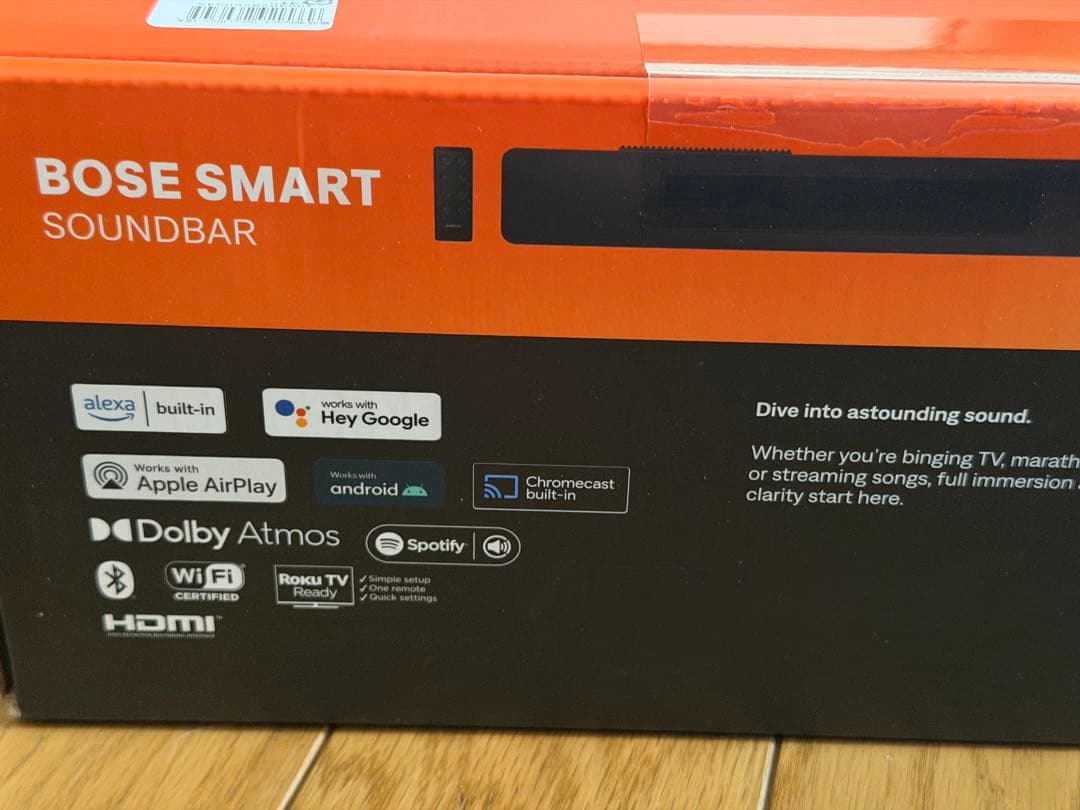 新品未開封　BOSE Smart Soundbar スマートサウンドバー