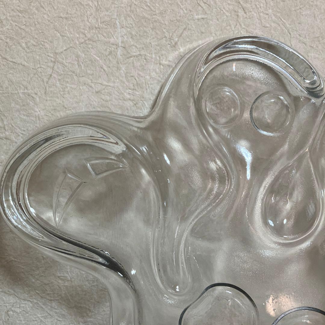 ★岡本太郎　手形　ガラスプレート