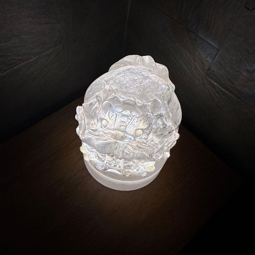 高品質♪ 水晶　ロングイ【龍亀】　大きめサイズ♪