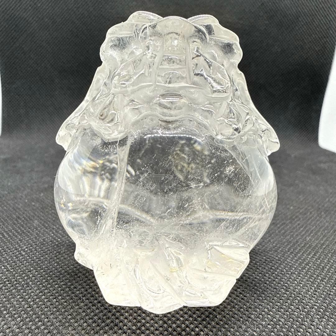 高品質♪ 水晶　ロングイ【龍亀】　大きめサイズ♪