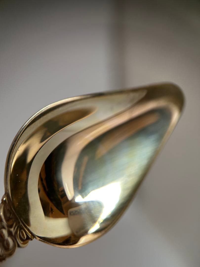 純銀ティースプーン　ジョージジェンセン エコーン 5本 Mappin&Webb箱