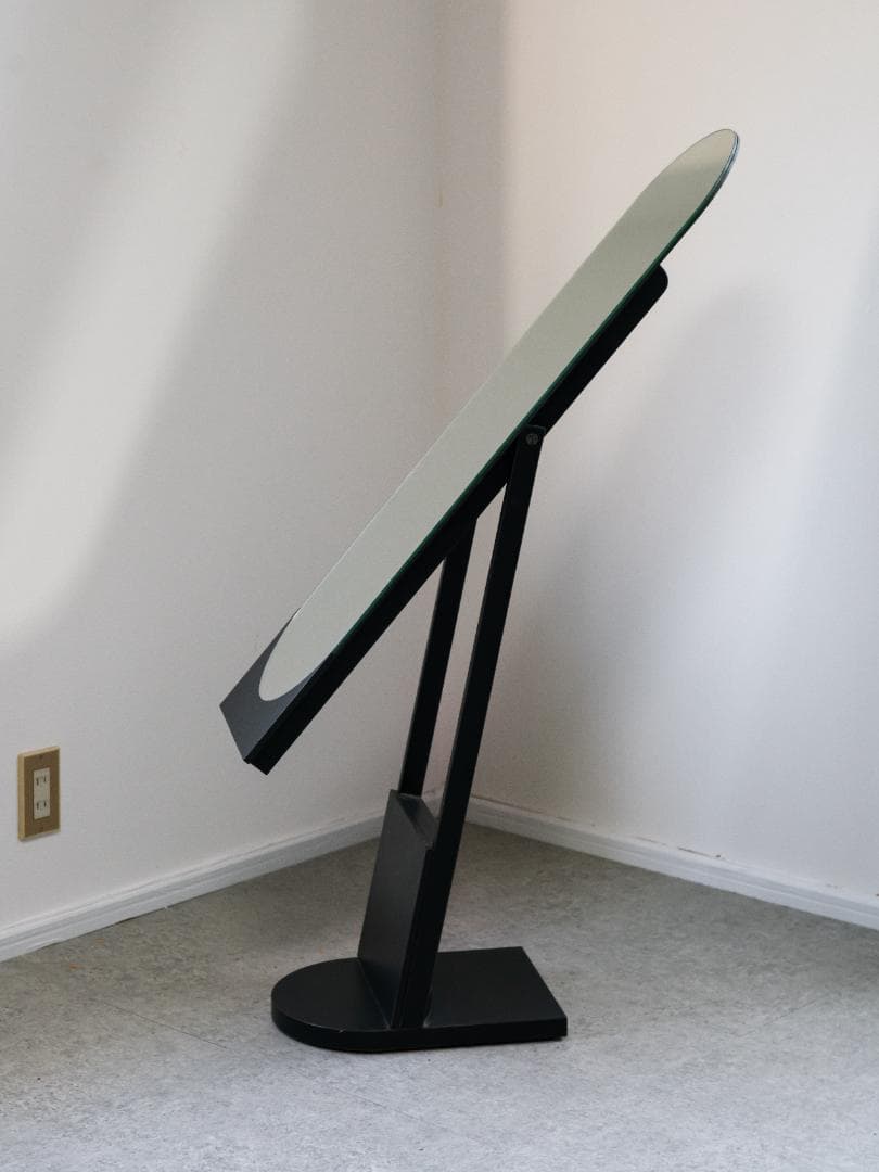 80s SHISEIDO 非売品 スタンドミラー スペースエイジ ポストモダン