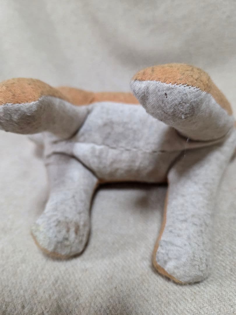 フランスアンティーク　犬ぬいぐるみ