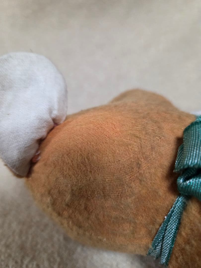 フランスアンティーク　犬ぬいぐるみ