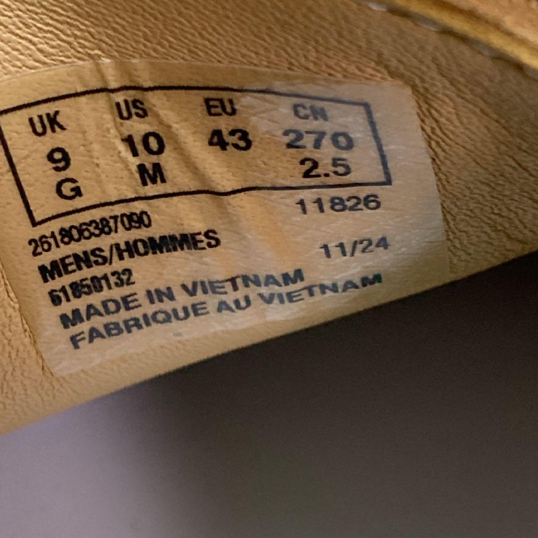 【新品】Clarks クラークス ワラビー ゴアテックス イエロー 27cm