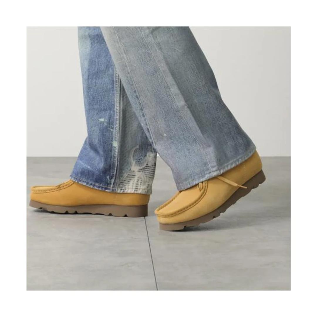 【新品】Clarks クラークス ワラビー ゴアテックス イエロー 27cm