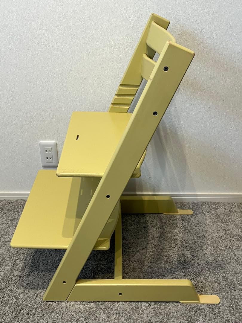 ストッケ トリップトラップ ウィートイエロー 転倒防止付 廃盤色 希少